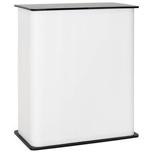vidaXL M&auml;ssdisk Svart och Vitt 80 x 40 x 93 cm Konstruerat tr&auml; och PP