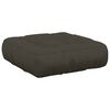 vidaXL 1-delad Sittdyna VIANEN 100% Polyester Antracit 40 x 40 x 12 cm
