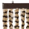 vidaXL Insektsdraperi beige och brun 90x220 cm chenille