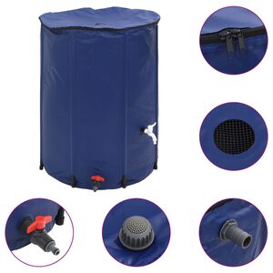 vidaXL Vattentank med kran vikbar 750 L PVC