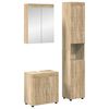 vidaXL Badrumsm&ouml;belset TULUM 3 st Sonoma-ek 60 x 34 x 63 cm