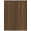 vidaXL S&auml;ngbord 2 st brun ek 40x30x40 cm konstruerat tr&auml;