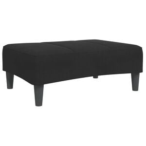 vidaXL Fotpall svart 77x55x31 cm sammet