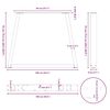 vidaXL Matbordsben V-formade 2 st vita 100x(72-73,3) cm stål