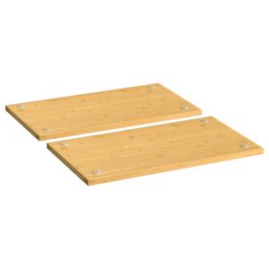 vidaXL Spisskydd 2 st 50x28x1,5 cm bambu