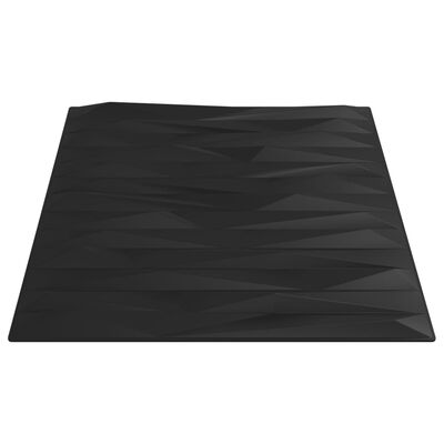 vidaXL Väggpaneler 24 st svart 50x50 cm XPS 6 m² sten