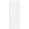 vidaXL Väggskåp vit 30x30x80 cm massiv furu