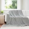 vidaXL Filtar 6 pcs Gr&aring; 240 x 270 cm Fleece