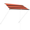 vidaXL Markis 200x150 cm orange och brun