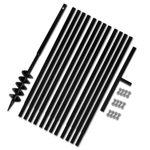 Jordborr 100 mm St&aring;l inkl. f&ouml;rl&auml;ngningsr&ouml;r 13 meter