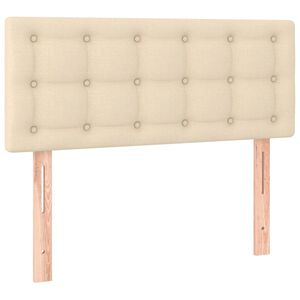 vidaXL S&auml;nggavel gr&auml;ddvit 100 x 5 x 78/88 cm tyg