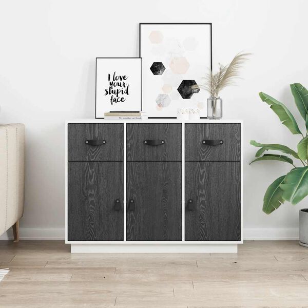 vidaXL Dekorplast 2 st mörkt trä 500x90 cm PVC