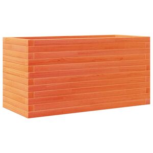 vidaXL Odlingsl&aring;da vaxbrun 90x40x46 cm massiv furu