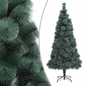 vidaXL Plastgran med stativ gr&ouml;n 150 cm PET