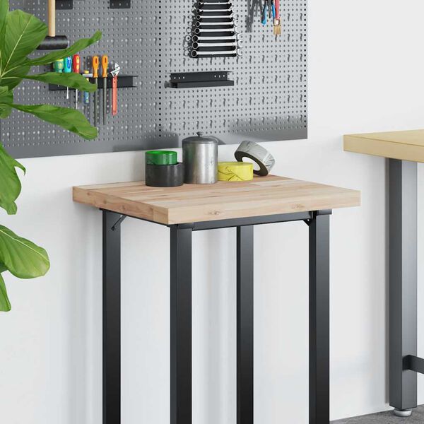 vidaXL Bordsskiva obehandlad 60x50x4 cm massivt akaciaträ