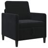 vidaXL Soffa med f&ouml;rvaring Svart 72 x 78 x 87 cm Polyester