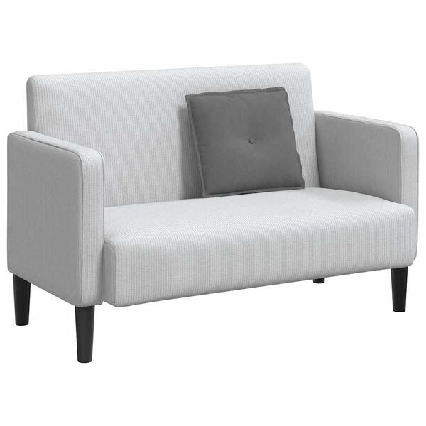 vidaXL Ryggkudde M&ouml;rkgr&aring; 50 x 45 cm Mikrofiber Tyg