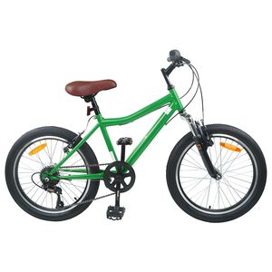vidaXL Barncykel 20 Tum 6-Speed f&ouml;r 6-11 &aring;r gamla Gr&ouml;n