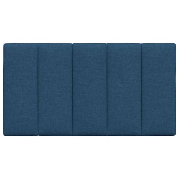 vidaXL Headboard Cushion "Hanko" Blue 90 cm Fabric