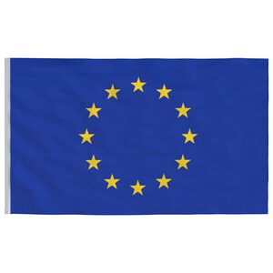 vidaXL Europeiska flaggan 90x150 cm