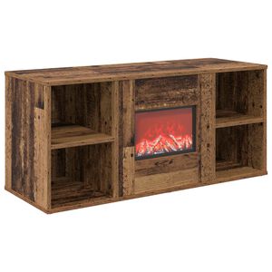 vidaXL Elektrisk eldstad Gammalt tr&auml; 100 x 37 x 45,5 cm