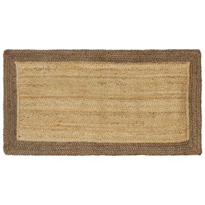 vidaXL Omr&aring;desmattor Gr&aring; 60 x 110 cm Jute
