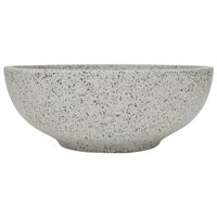 vidaXL Handfat grå rund Φ41x14 cm keramik