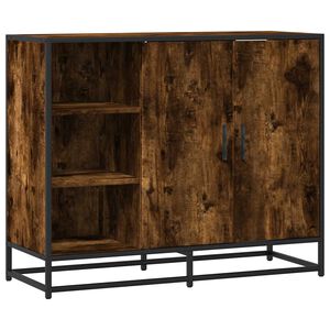 vidaXL Sk&auml;nk r&ouml;kf&auml;rgad ek 92x35x76 cm konstruerat tr&auml;
