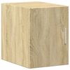 vidaXL V&auml;ggsk&aring;p sonoma-ek 30x42,5x40 cm konstruerat tr&auml;