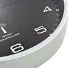 vidaXL Radiostyrd väggklocka med Quartz-urverk 31 cm svart