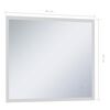 vidaXL Badrumsspegel LED med touch-sensor 60x50 cm
