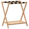 vidaXL Bagagehylla 68x38x58 cm bambu