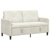 vidaXL Soffa med f&ouml;rvaring Gr&auml;ddvit 152 x 78 x 87 cm Polyester