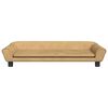 vidaXL Barnsoffa brun 100x50x26 cm sammet
