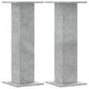 vidaXL H&ouml;gtalarst&auml;ll 2 st betonggr&aring; 30x30x80 cm konstruerat tr&auml;