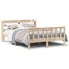 vidaXL S&auml;ngram utan madrass 120x200 cm massiv furu