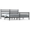 vidaXL S&auml;ngram massiv furu 200x200 cm gr&aring;