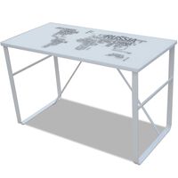 vidaXL Skrivbord med världskarta 120 x 60 x 75 cm