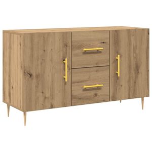 vidaXL Sk&auml;nk artisan ek 100x36x60 cm konstruerat tr&auml;
