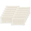 vidaXL Kudde med kudde HEERLEN 12 st Vit PV Fleece