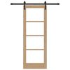 vidaXL Skjutdörr ORKDAL Naturfärg 73,5 x 198,5 cm