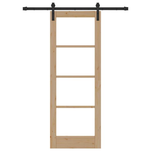vidaXL Skjutdörr ORKDAL Naturfärg 73,5 x 198,5 cm