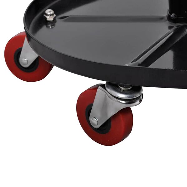 vidaXL Justerbar mekanikerpall med rullsits garagepall