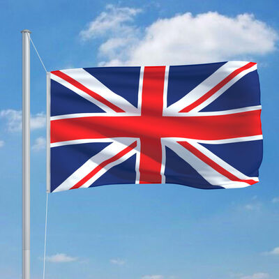 vidaXL Storbritanniens flagga 90x150 cm