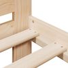 vidaXL S&auml;ngram utan madrass 200x200 cm massiv furu