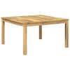 vidaXL Kaffeebord LAREN Vit tv&auml;tt 80 x 80,5 x 45 cm Massivt Akaciatr&auml;