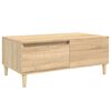vidaXL Soffbord sonoma-ek 90x50x36,5 cm konstruerat tr&auml;