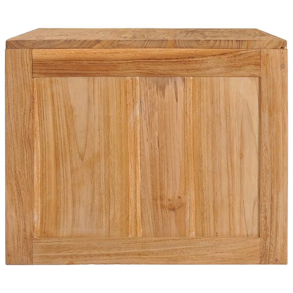 vidaXL Soffbord 90x50x40 cm massiv teak