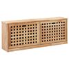 vidaXL Skob&auml;nk 94x20x38 cm massivt valn&ouml;tstr&auml;
