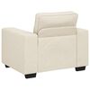 vidaXL | Soffa | med kudde med kudde Beige 100 x 77 x 82 cm Linne